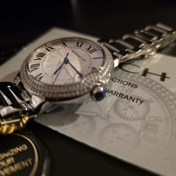 Silver Watch with Roman Numerals - Picture 4 of 5